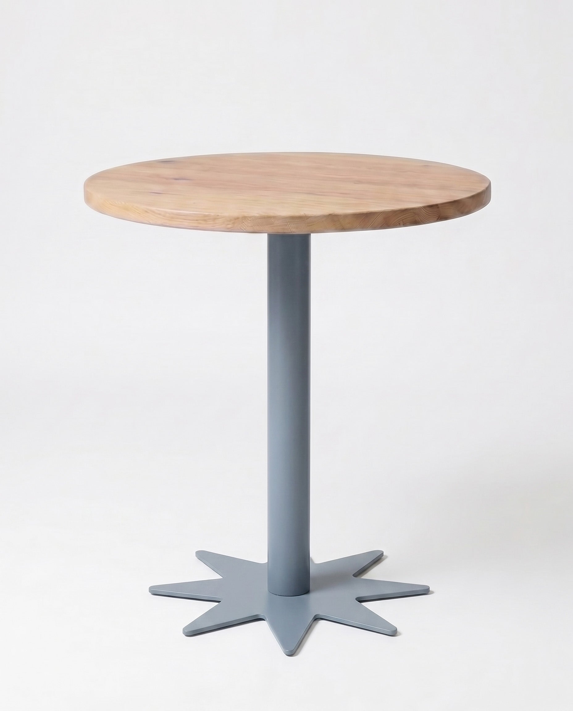 Bistrotisch rund aus Holz & Stahl STERN