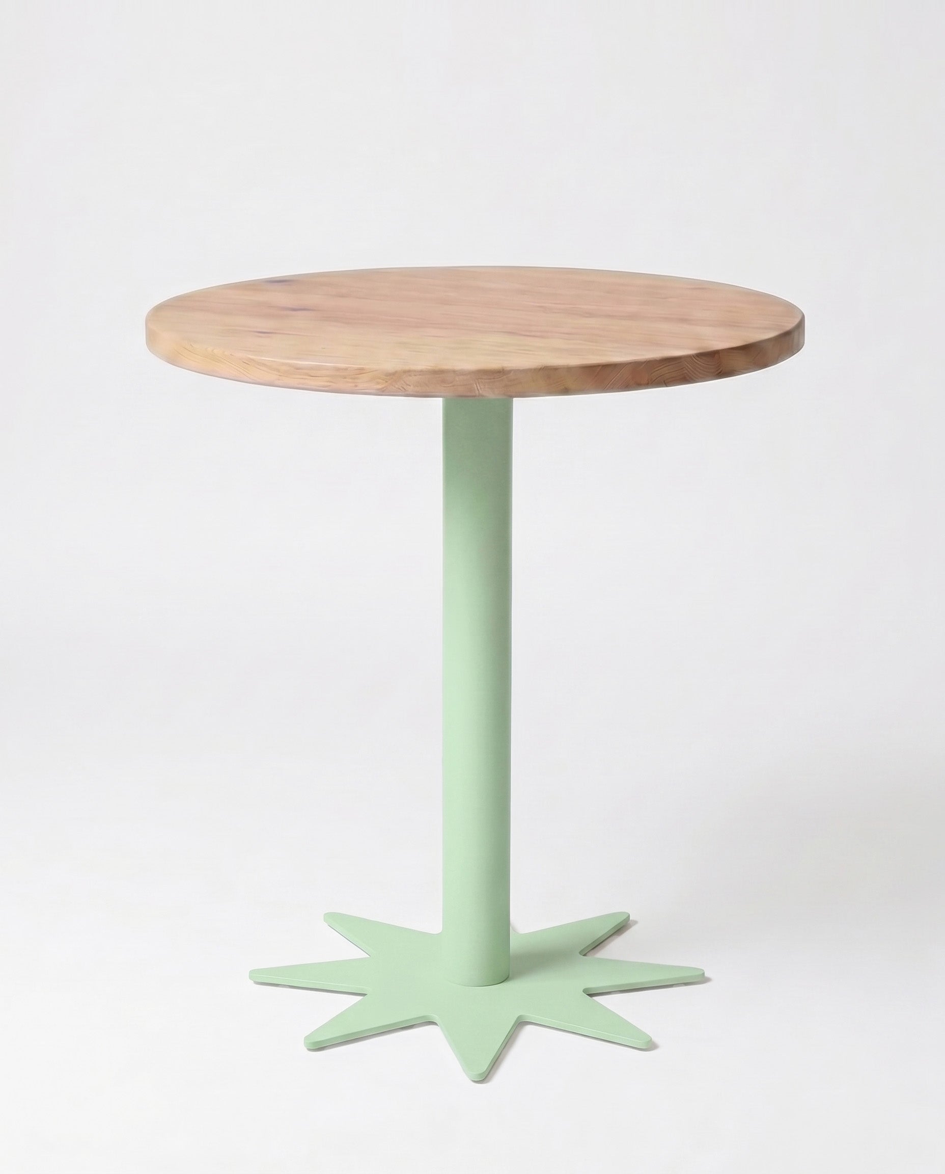 Bistrotisch rund aus Holz & Stahl STERN