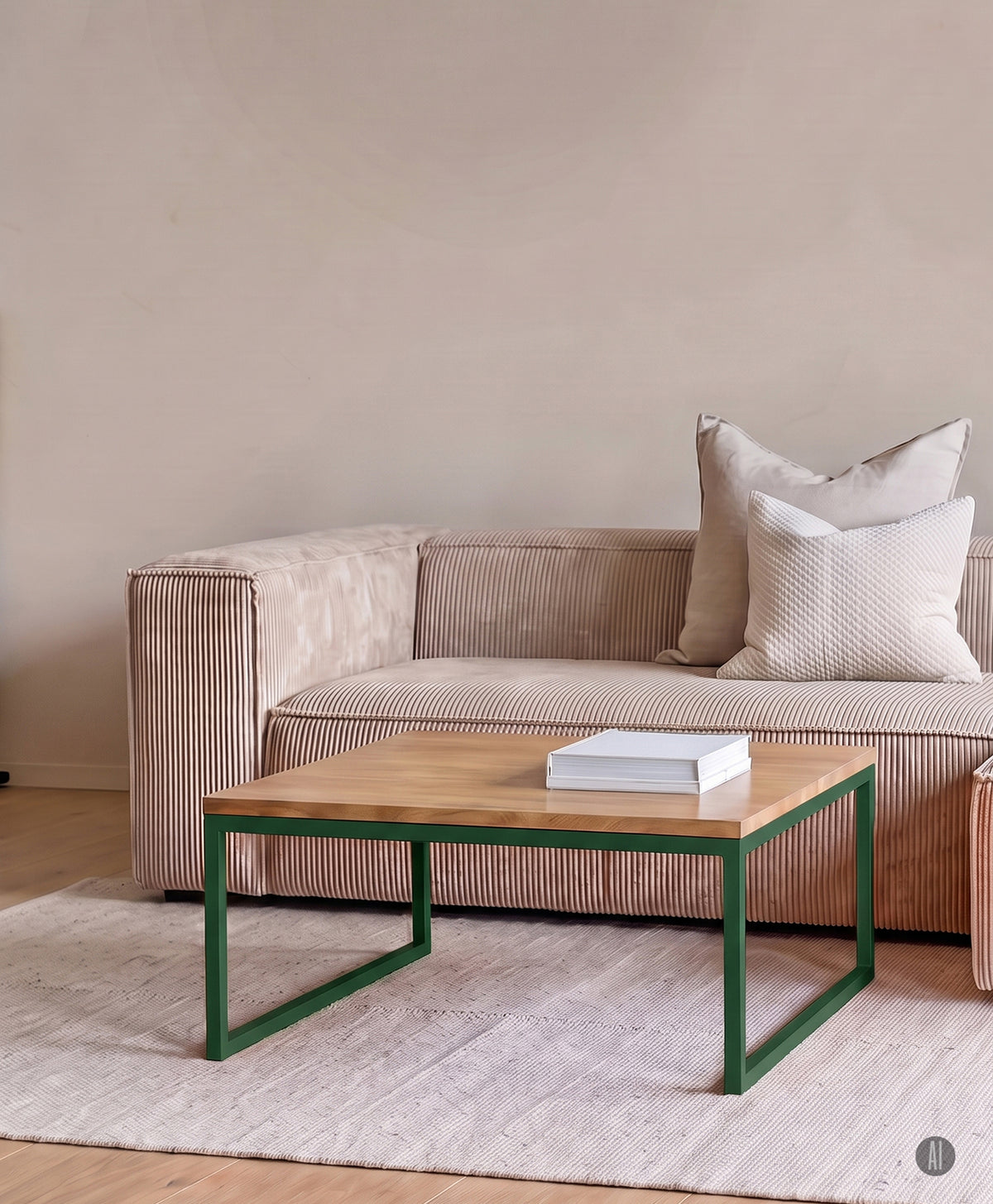Couchtisch Holz & Metall TALON