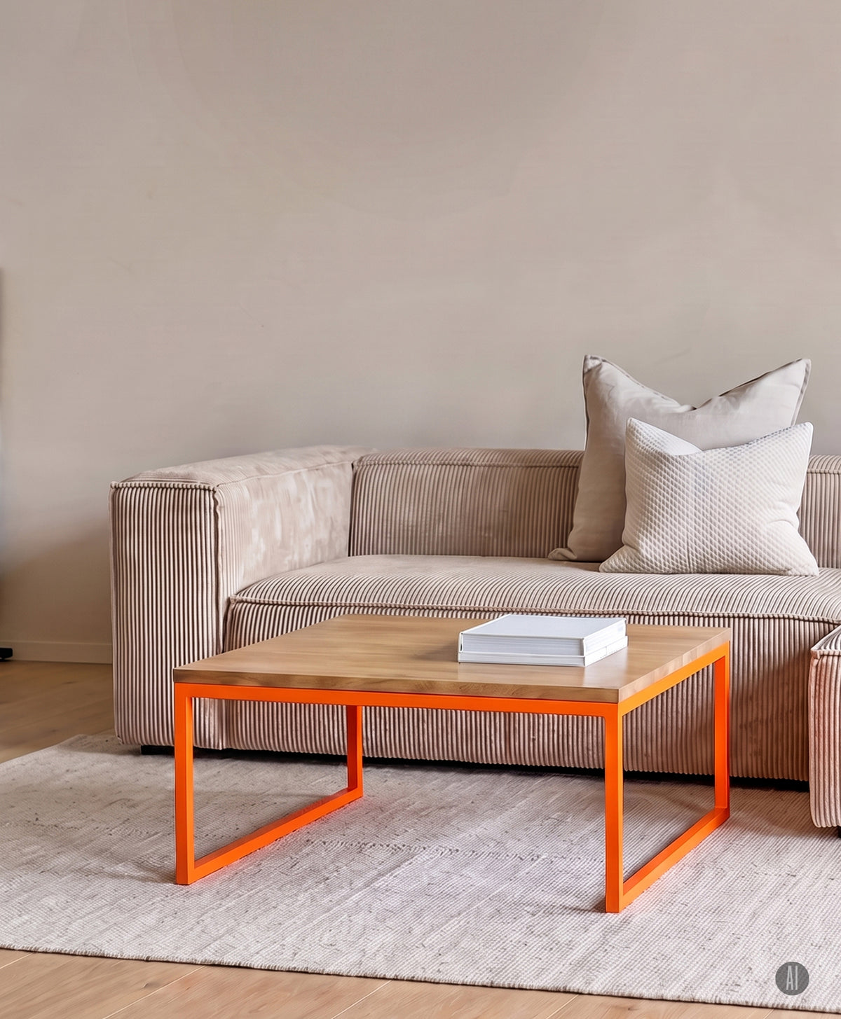 Couchtisch Holz & Metall TALON