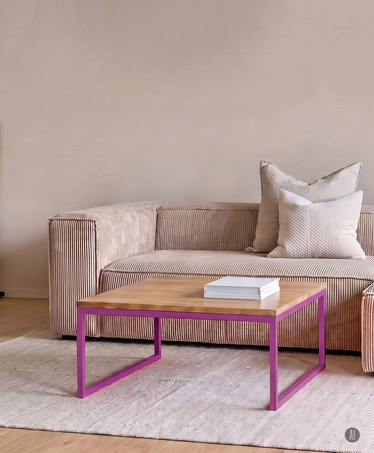 Couchtisch Holz & Metall TALON