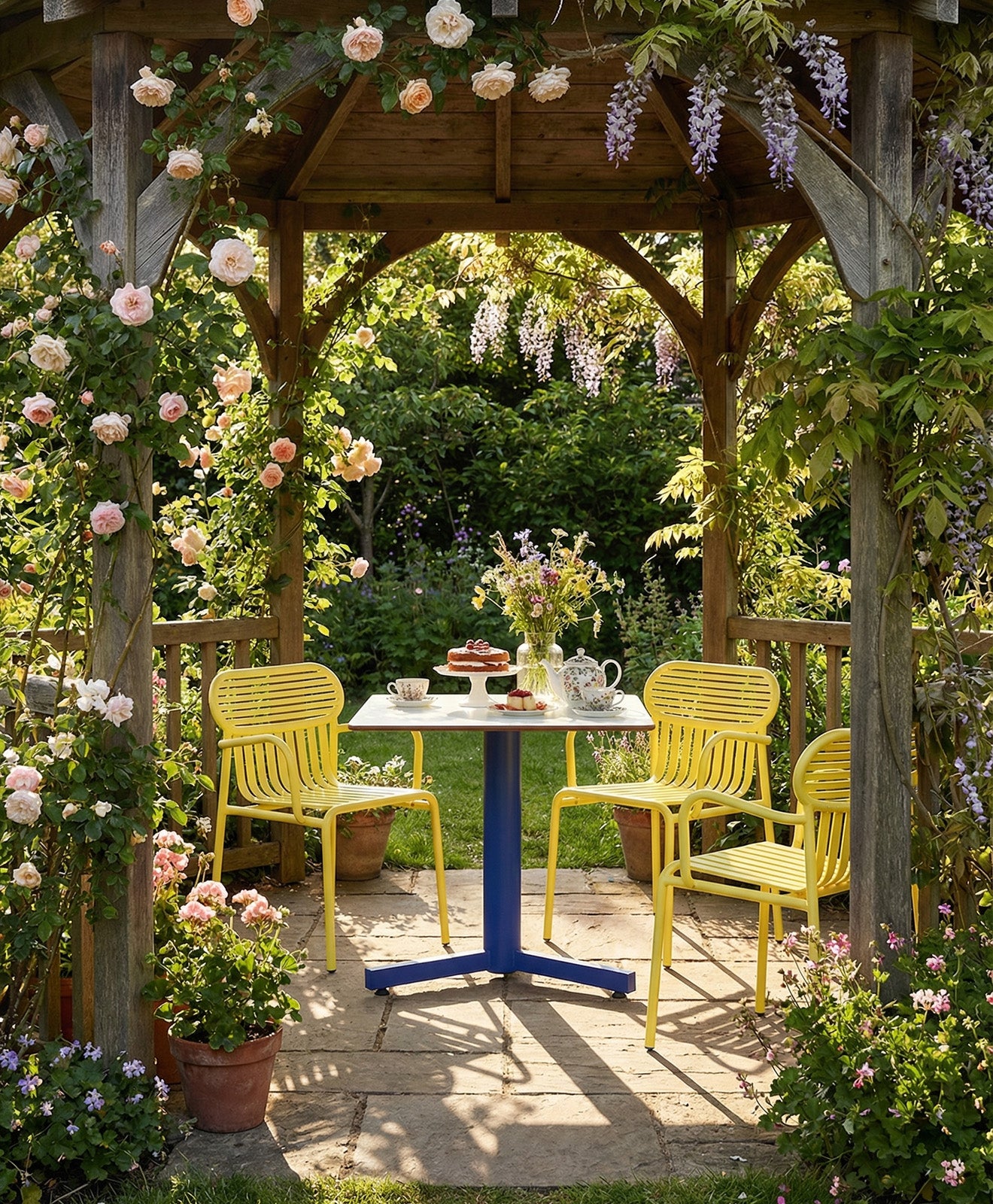 Gartentisch eckig – Outdoor Tisch wetterfest ILSE