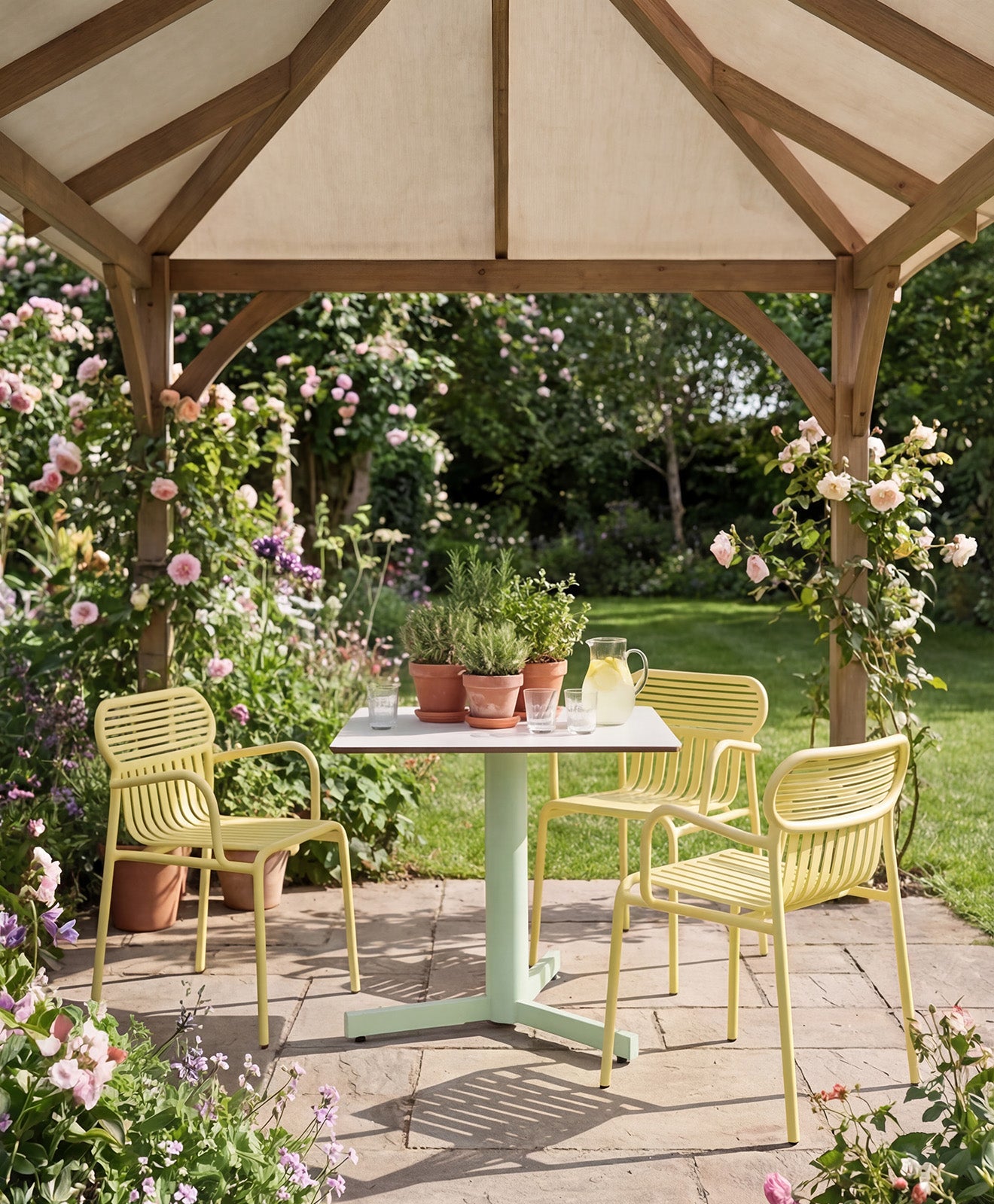Gartentisch eckig – Outdoor Tisch wetterfest ILSE