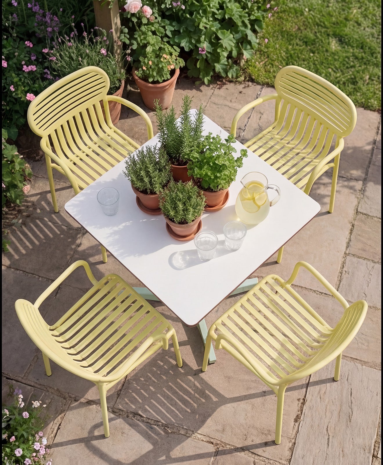 Gartentisch eckig – Outdoor Tisch wetterfest ILSE