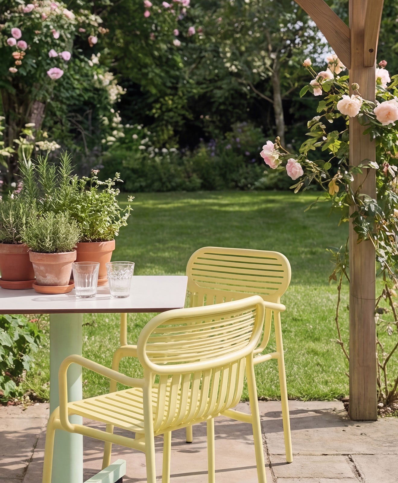 Gartentisch eckig – Outdoor Tisch wetterfest ILSE