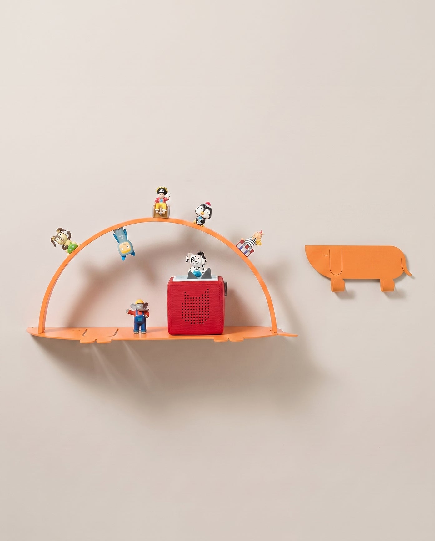 Kinderzimmer-Set - Regal für Toniebox + Wandhaken