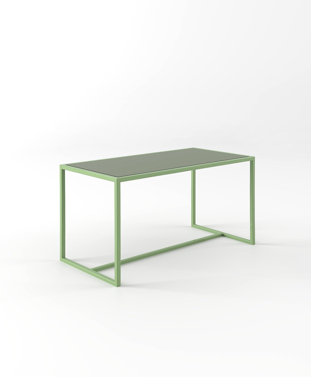 Outdoor Tisch TALON – HPL Tischplatte & Stahlgestell mit Mittelstrebe