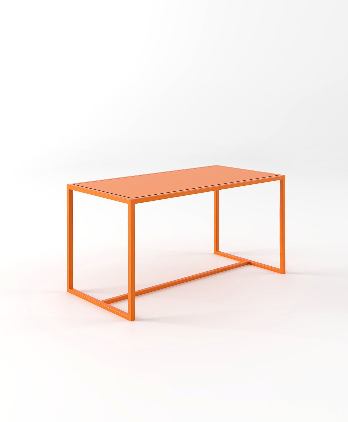 Outdoor Tisch TALON – HPL Tischplatte & Stahlgestell mit Mittelstrebe