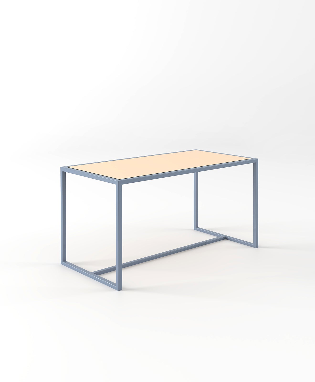 Outdoor Tisch TALON – HPL Tischplatte & Stahlgestell mit Mittelstrebe