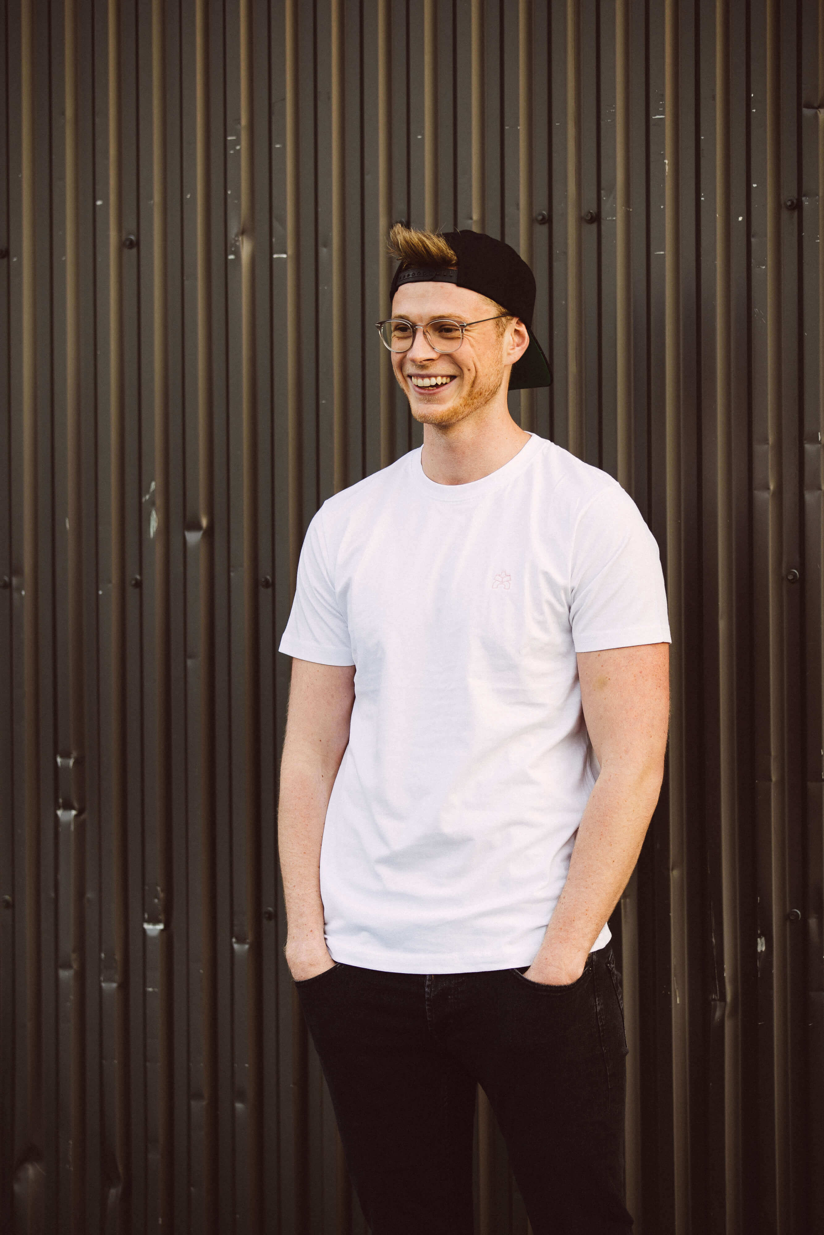 Kawentsmann T-Shirt weiß mit besticktem Logo
