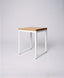 Hocker Holz Eiche ohne Mittelstrebe TALON