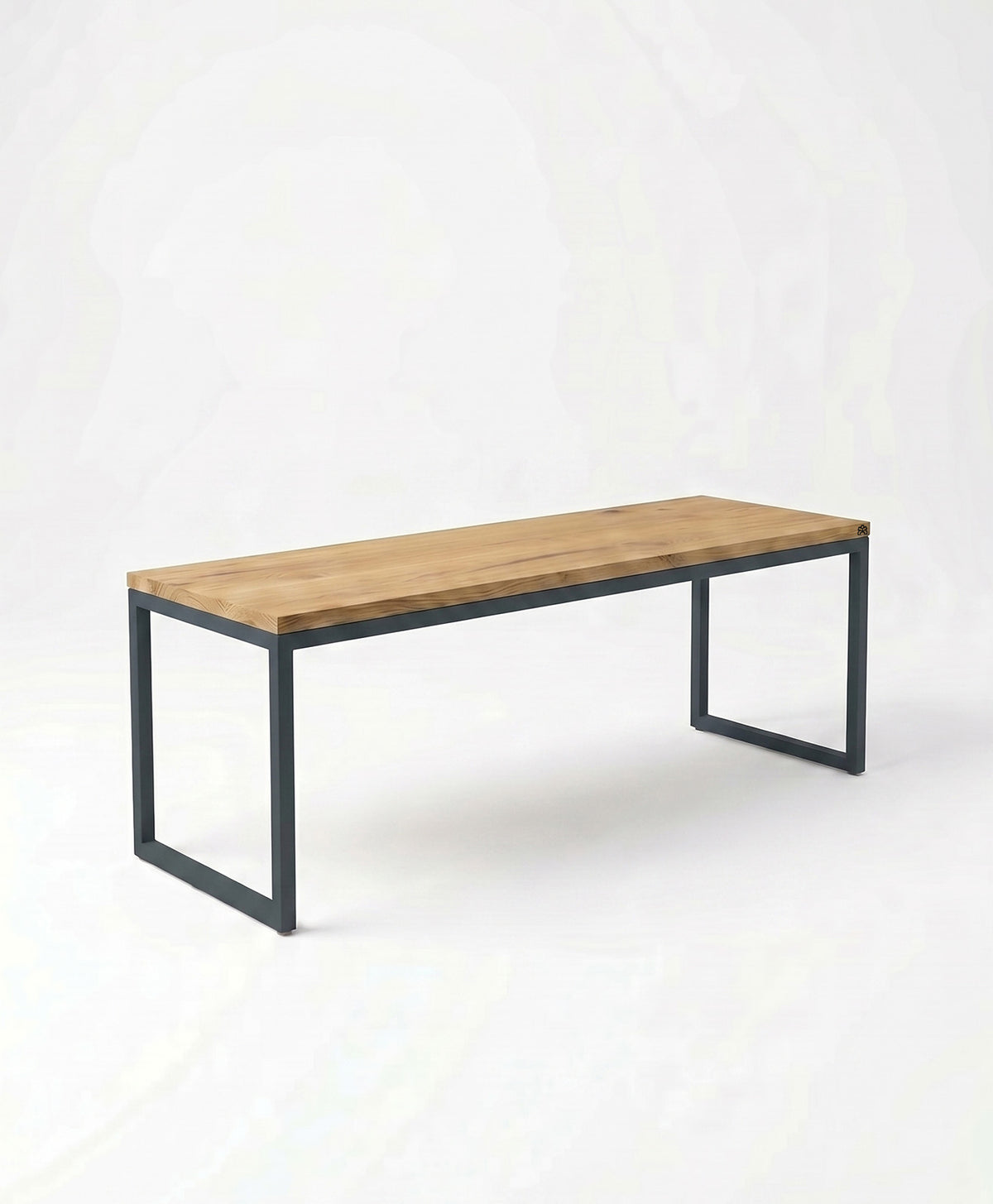 Sitzbank Holz & Stahlgestell ohne Mittelstrebe TALON