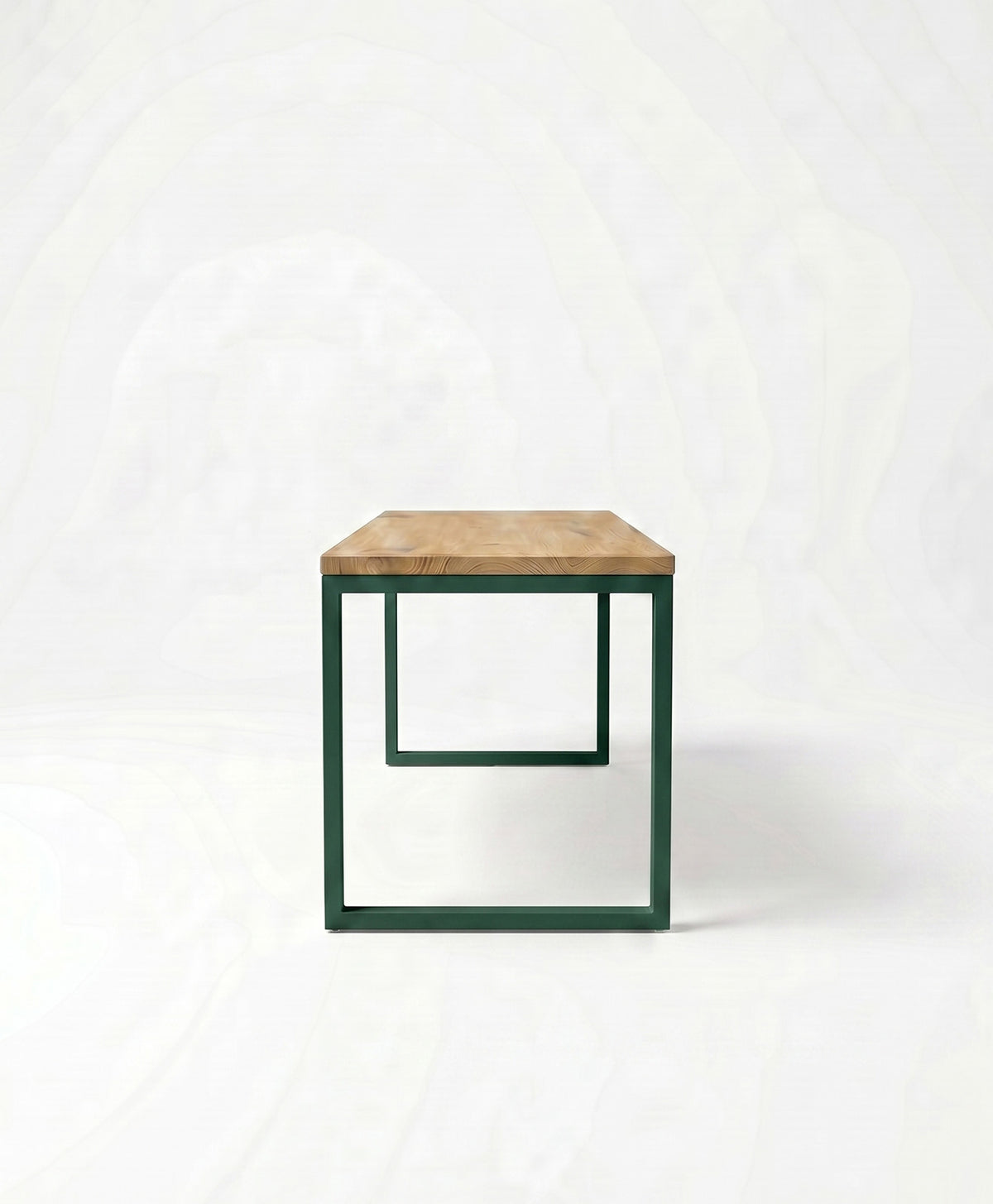 Sitzbank Holz & Stahlgestell ohne Mittelstrebe TALON