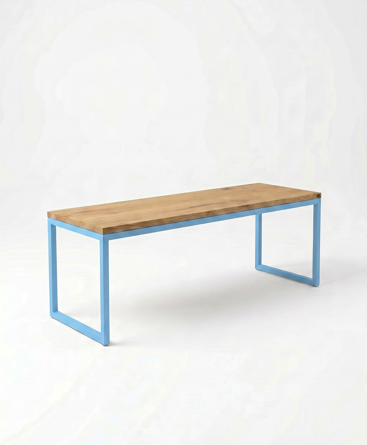 Sitzbank Holz & Stahlgestell ohne Mittelstrebe TALON