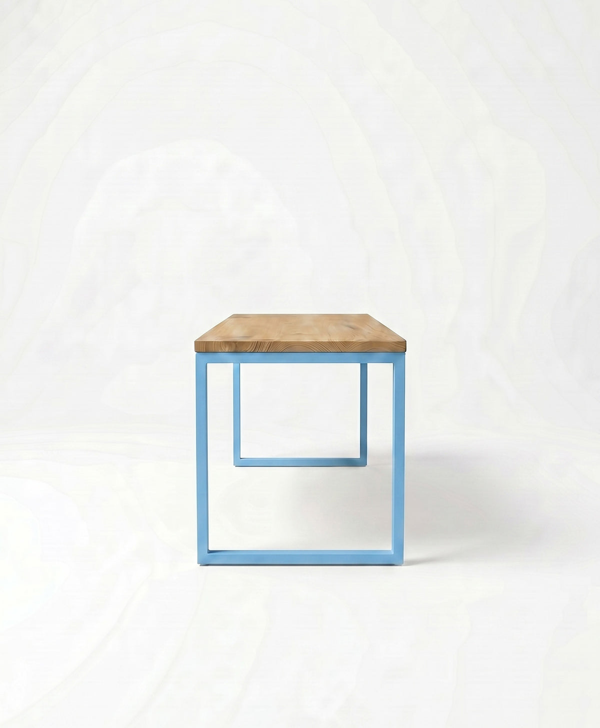 Sitzbank Holz & Stahlgestell ohne Mittelstrebe TALON