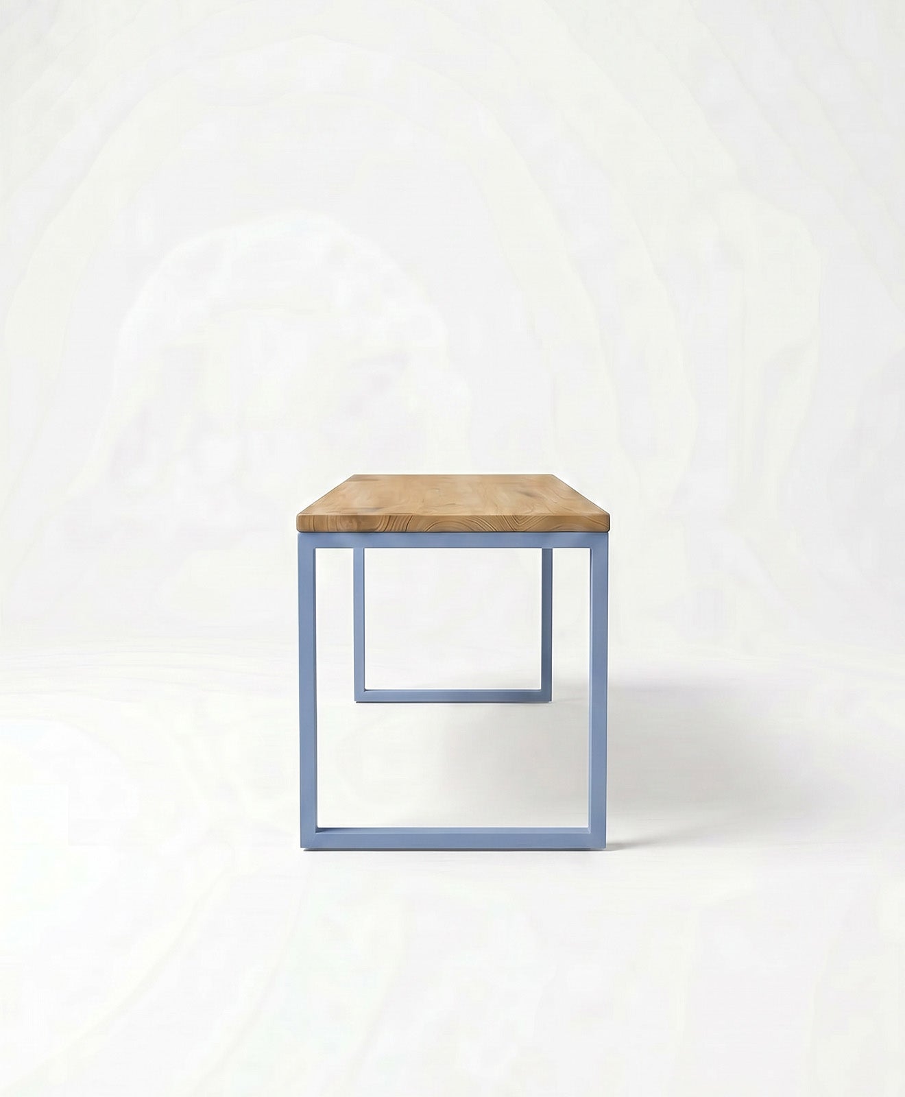 Sitzbank aus Holz & Stahl TALON ohne Mittelstrebe von KAWENTSMANN