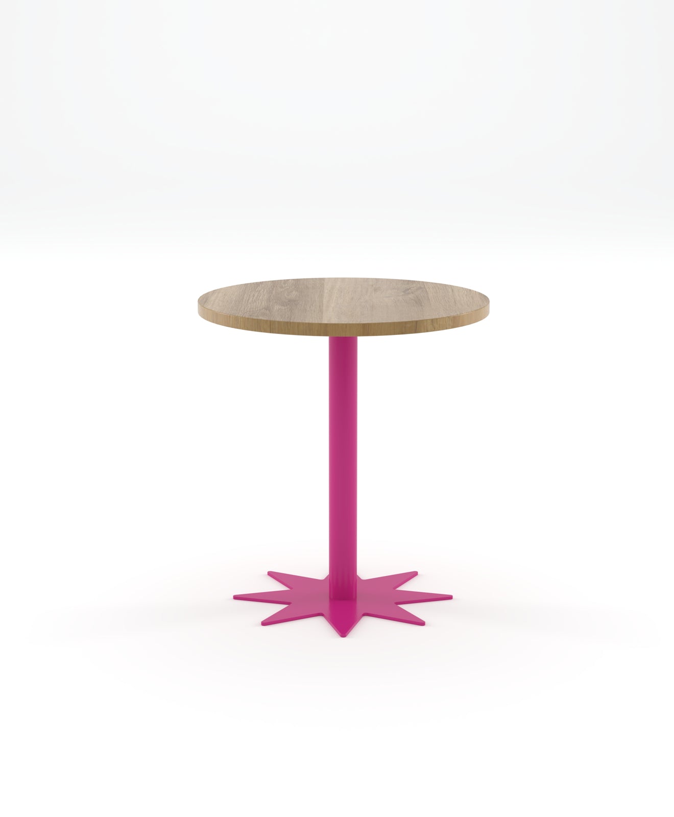 Bistrotisch rund Holz & Stahl STERN