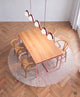 Tisch Massivholz & Stahlgestell mit Mittelstrebe TALON
