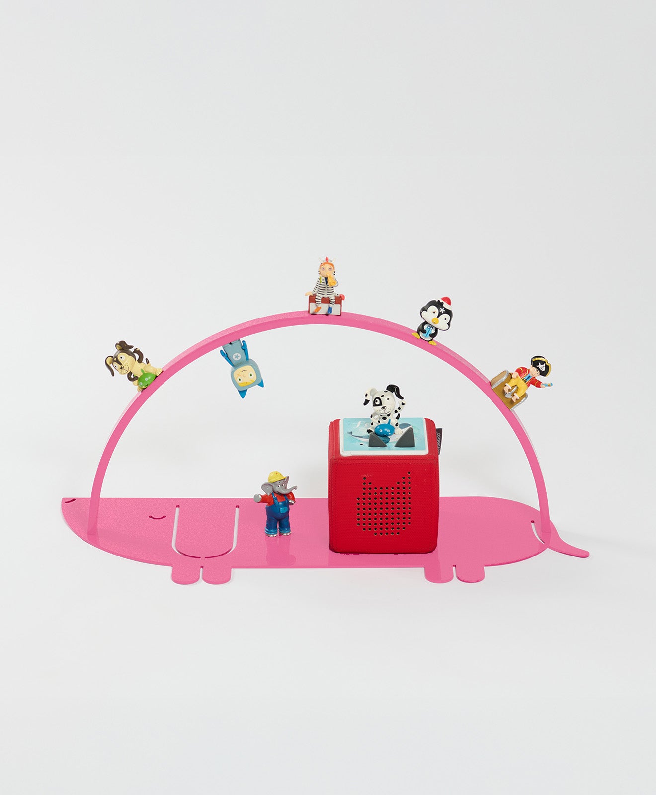 Regal für die Toniebox und Toniefiguren Dackel in Telemagenta