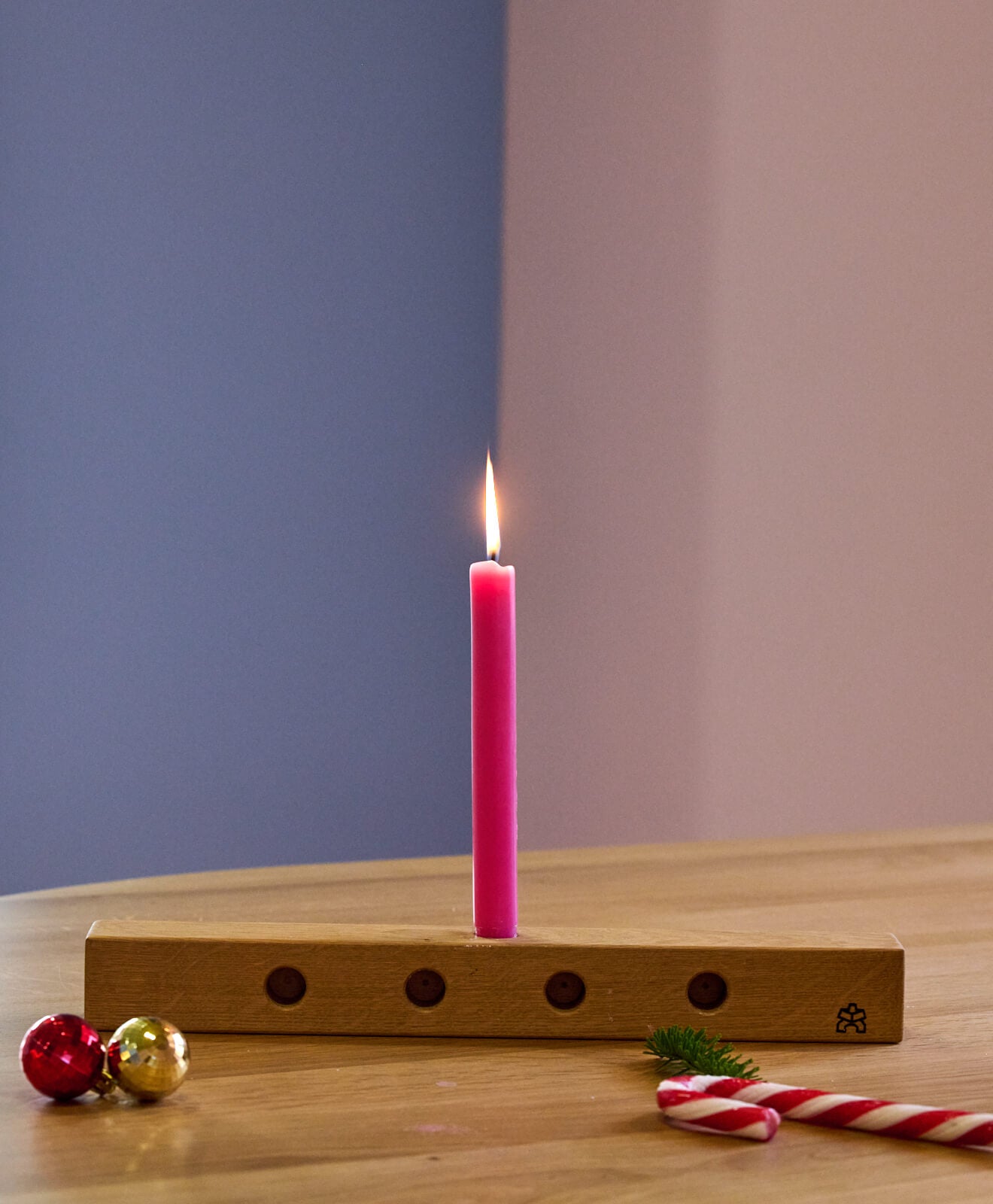 Adventskranz Holz Kerzenständer "Kawentskranz"