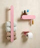 Badezimmer Set aus Handtuchhalter, Duschablage & Toilettenpapierhalter ORBI