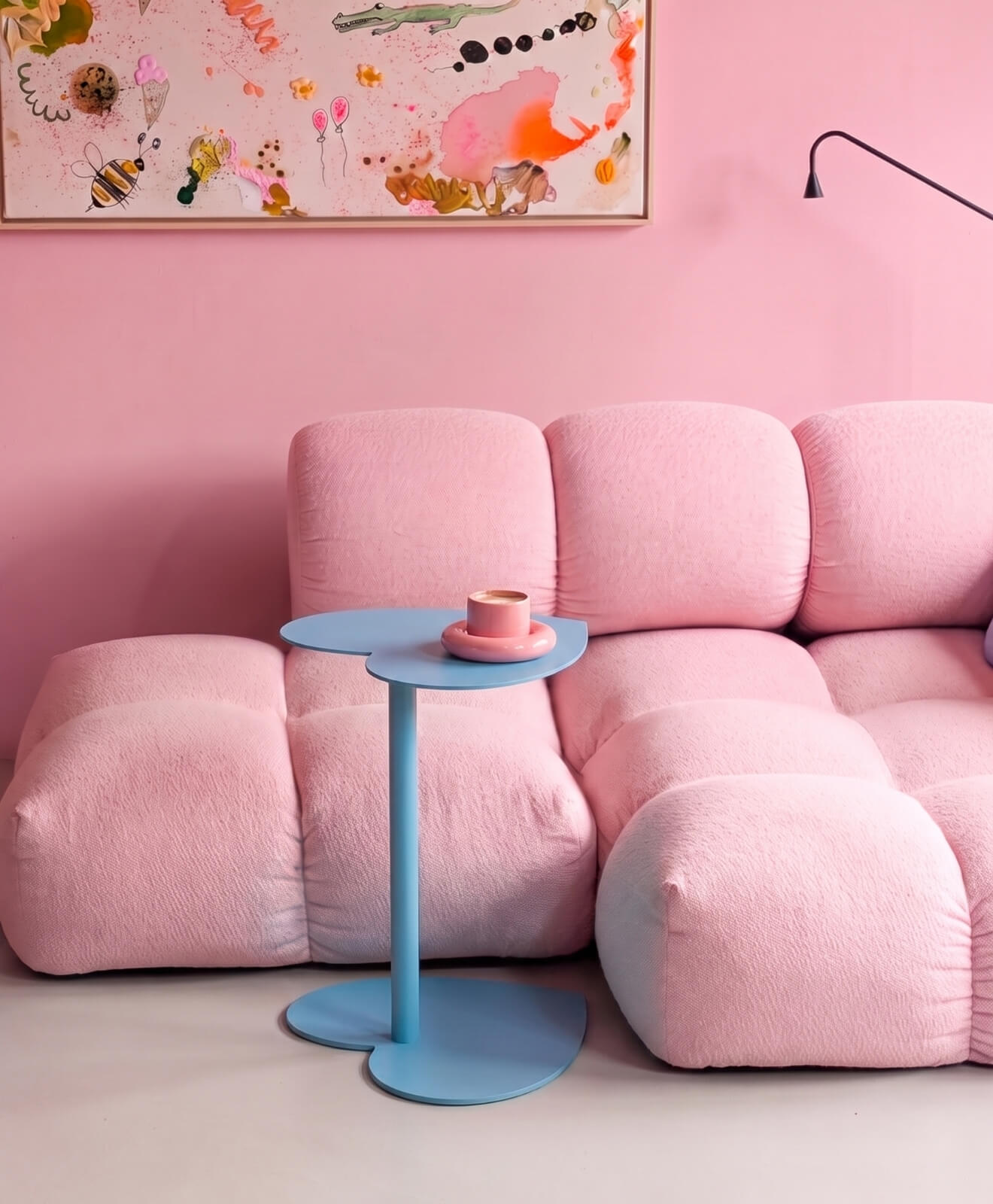 Beistelltisch | Couchtisch aus Metall AMOR im Wohnzimmer