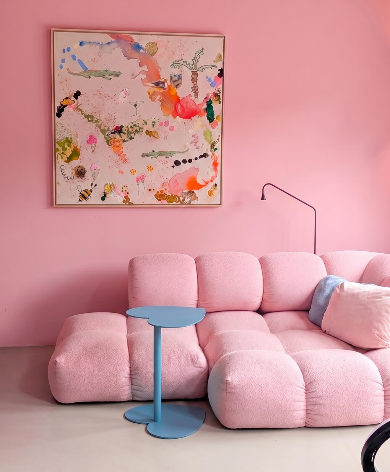 Beistelltisch | Couchtisch aus Metall AMOR im Wohnzimmer