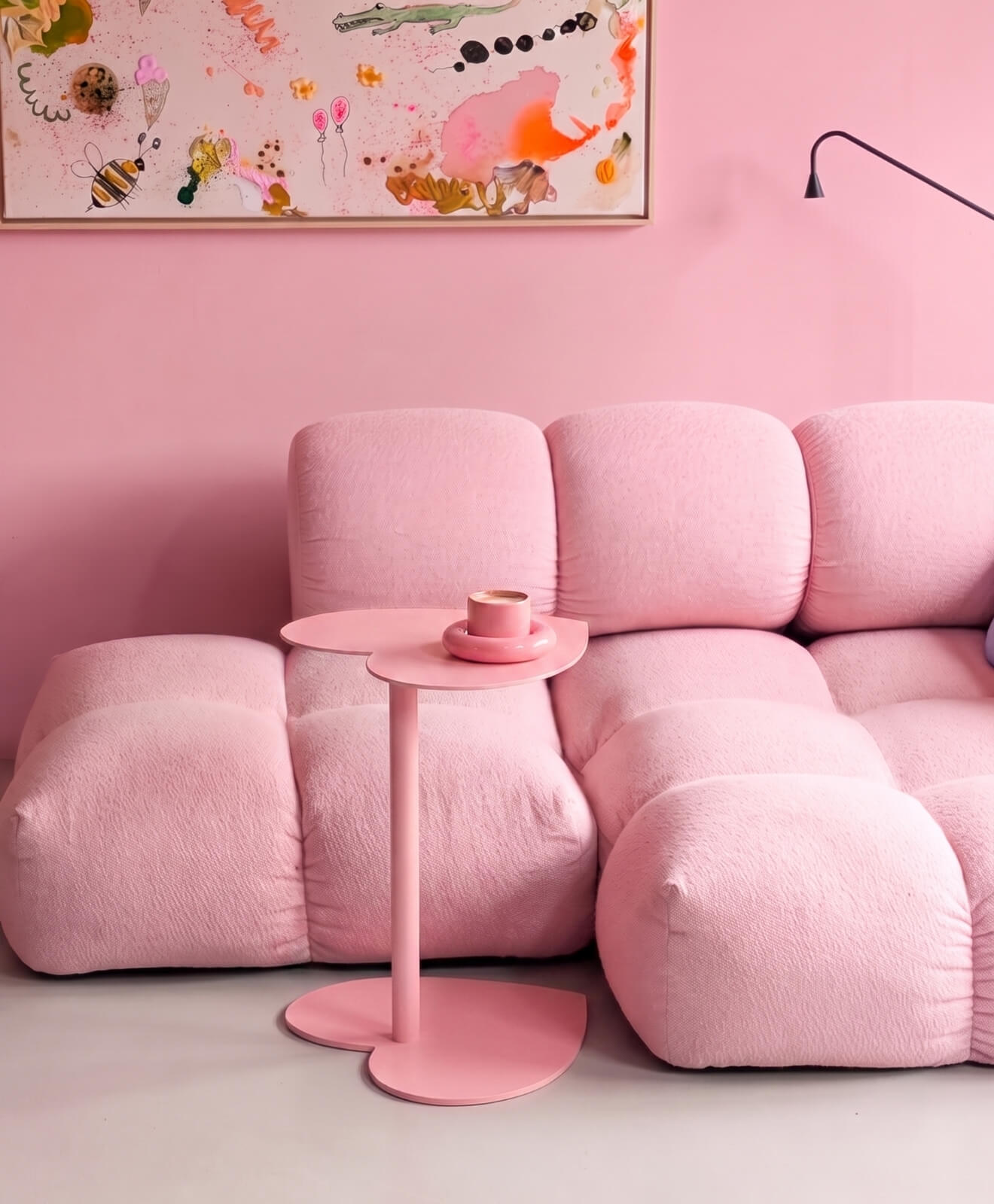 Beistelltisch | Couchtisch aus Metall AMOR im Wohnzimmer