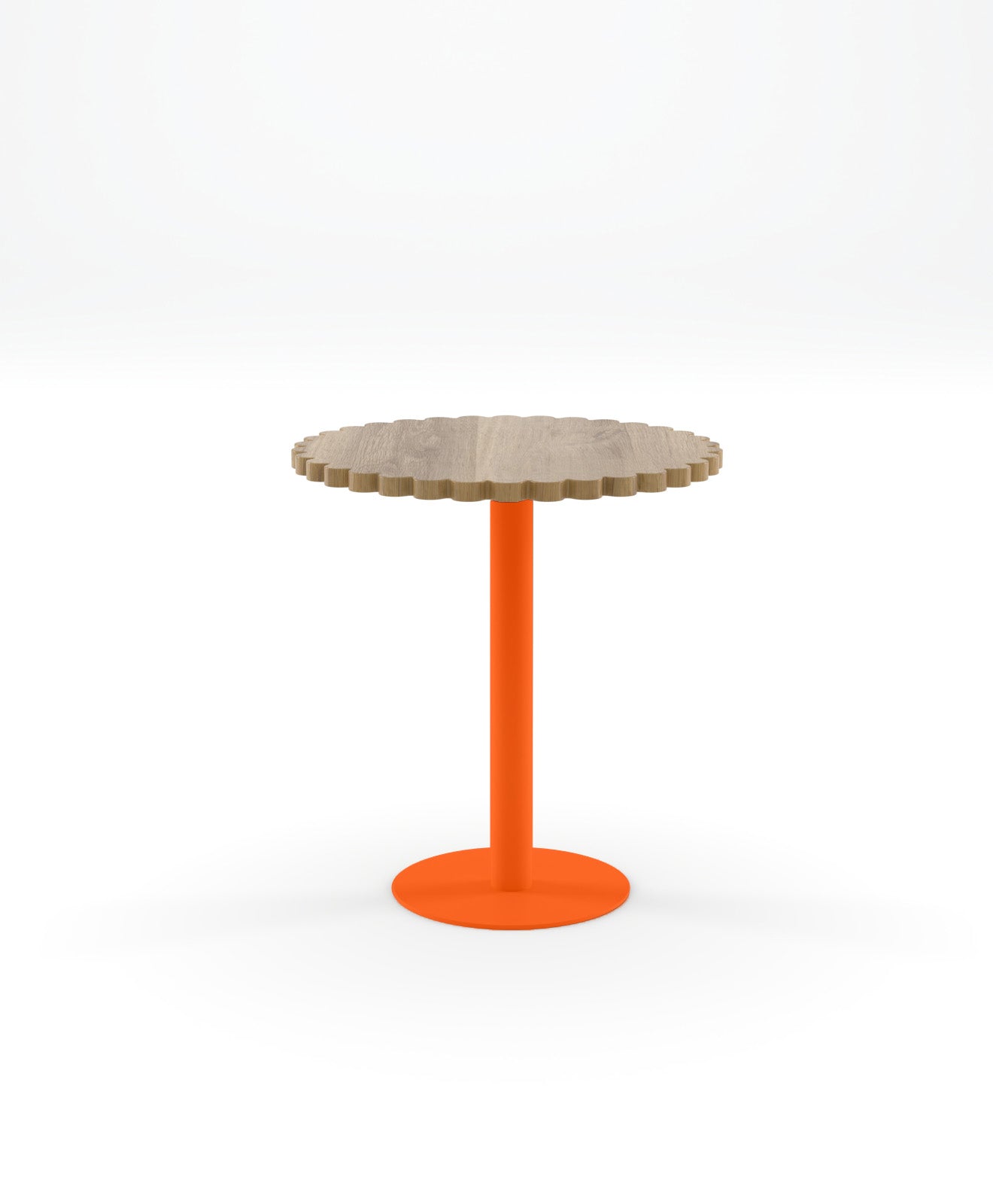 Bistrotisch rund Holz & Stahl BLUME 70 cm Ø