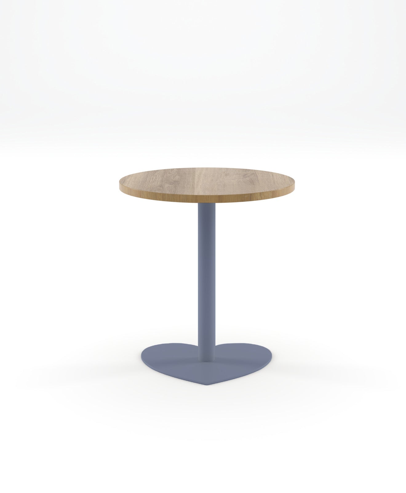 Bistrotisch rund Holz & Stahl HERZ 70 cm Ø