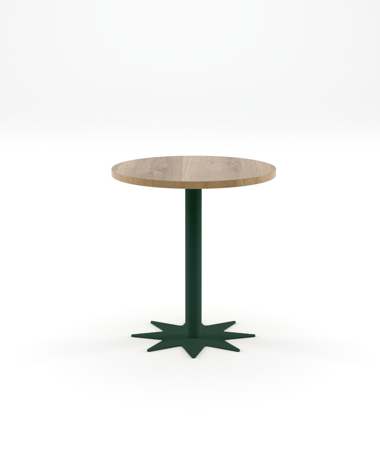 Bistrotisch rund Holz & Stahl STERN 70 cm Ø