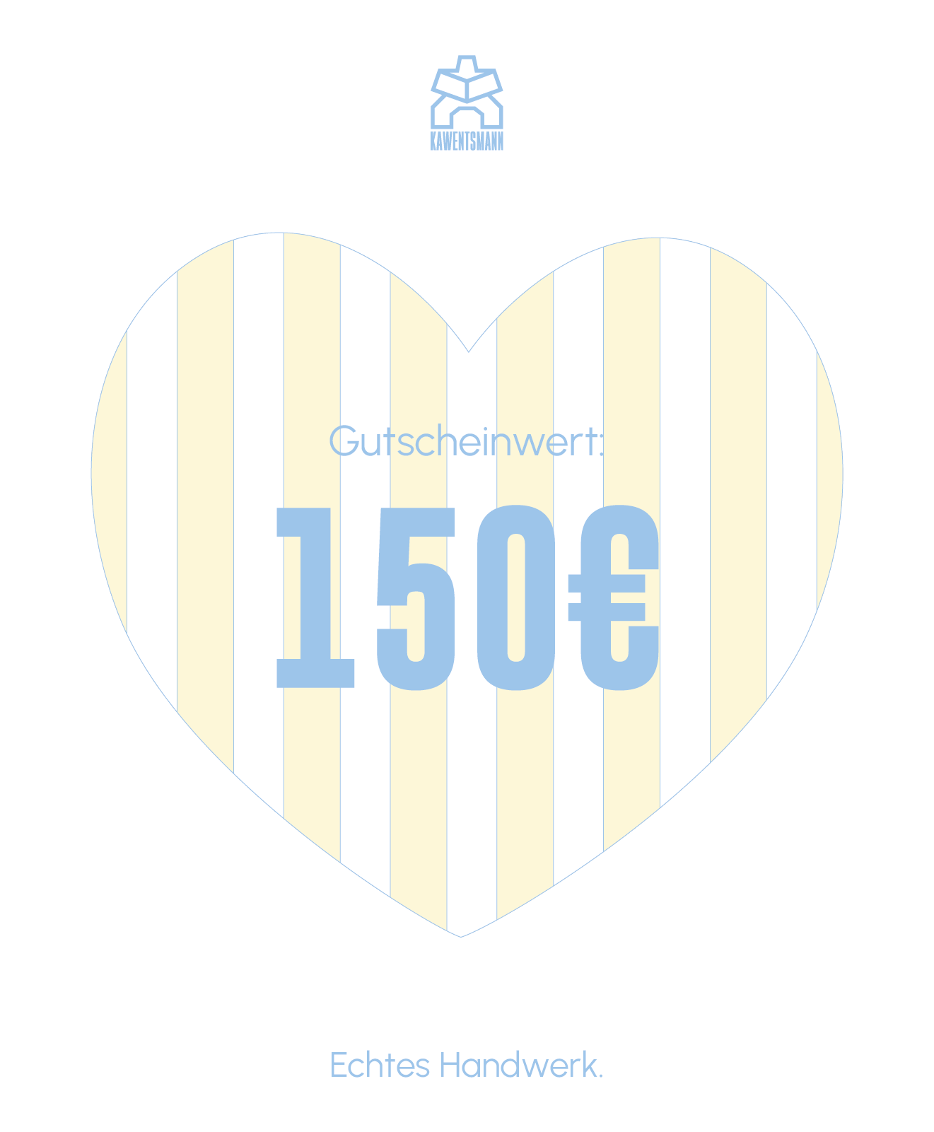 Gutschein für den Kawentsmann Onlineshop in Wert von 150€