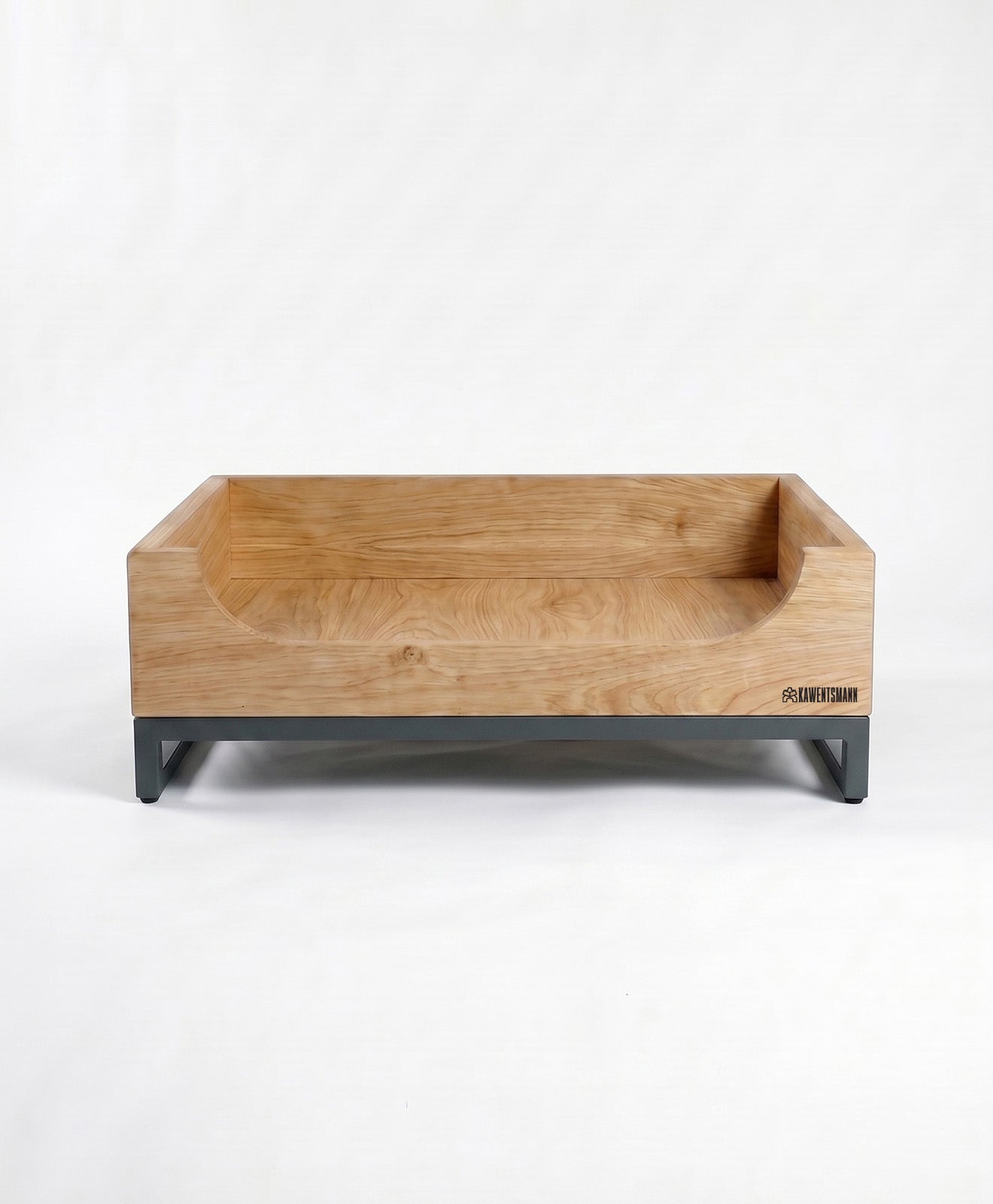 KAWENTSMANN Hundebett aus Holz mit Stahlgestell FIRCHE