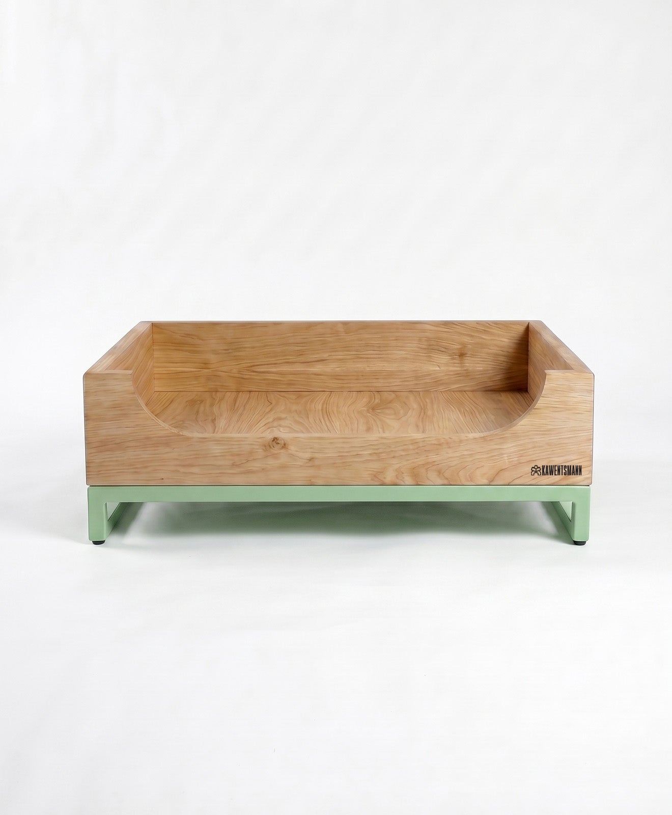 KAWENTSMANN Hundebett aus Holz mit Stahlgestell FIRCHE