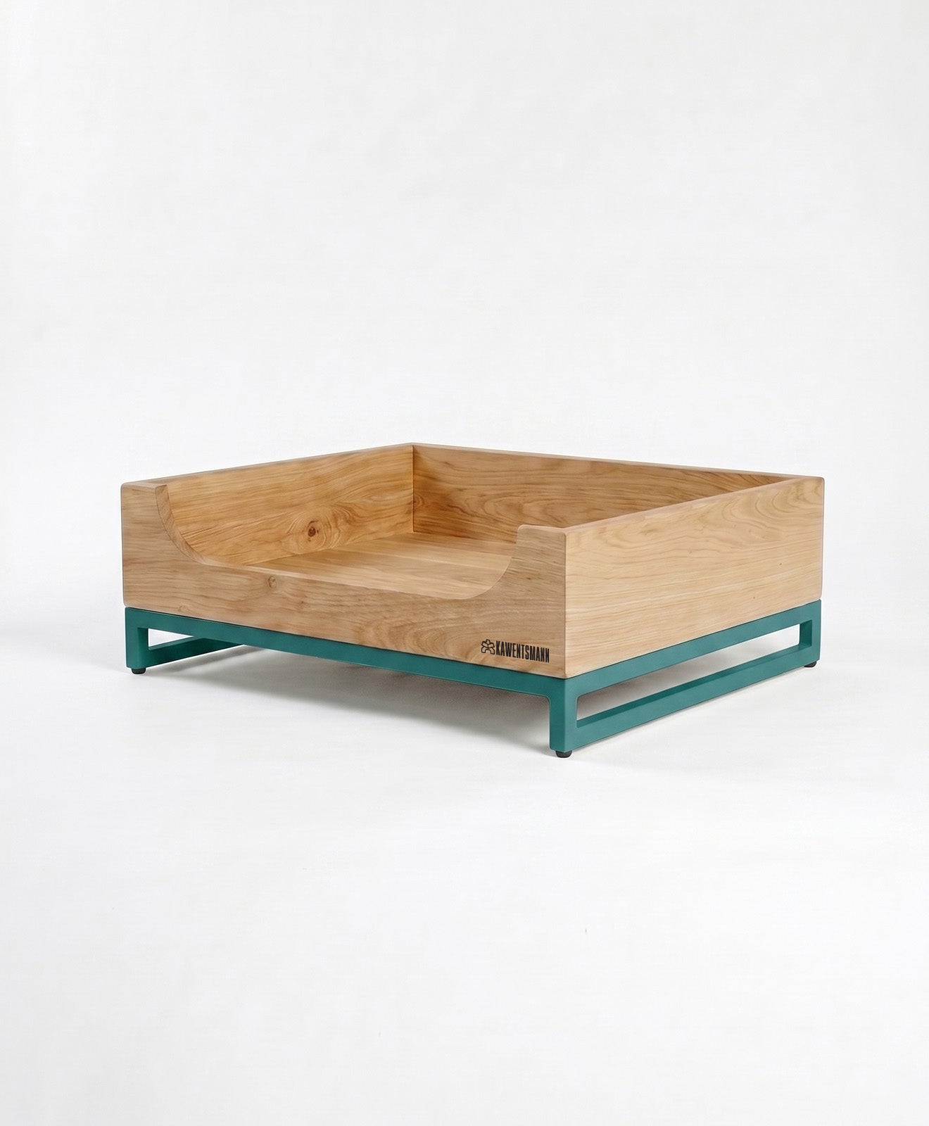 KAWENTSMANN Hundebett aus Holz mit Stahlgestell FIRCHE