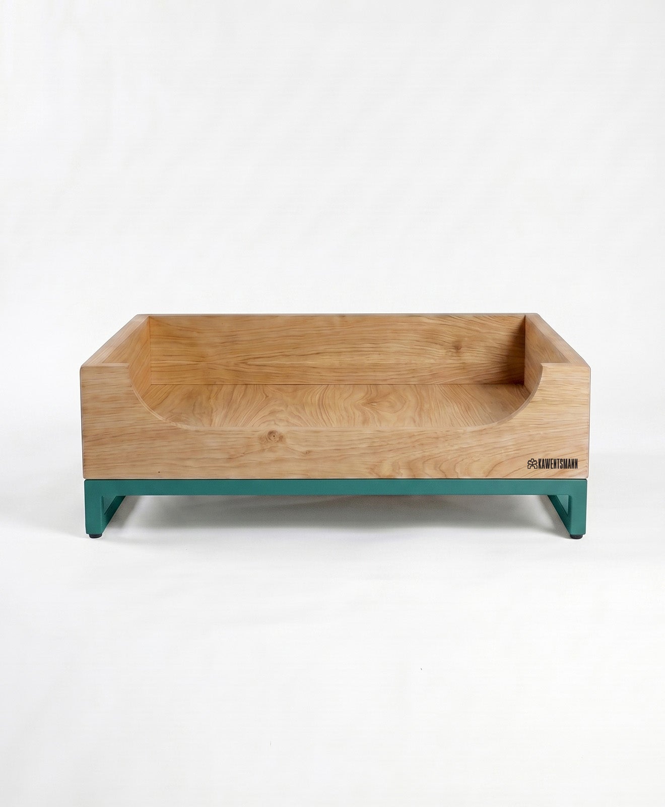 KAWENTSMANN Hundebett aus Holz mit Stahlgestell FIRCHE