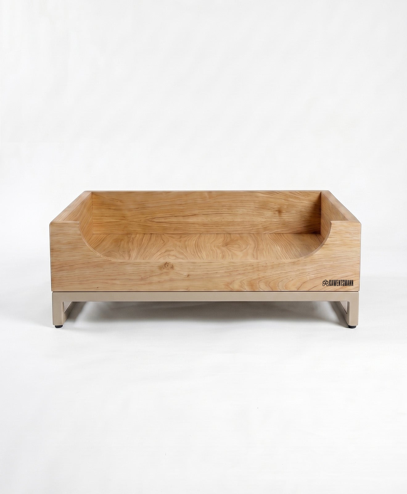 KAWENTSMANN Hundebett aus Holz mit Stahlgestell FIRCHE