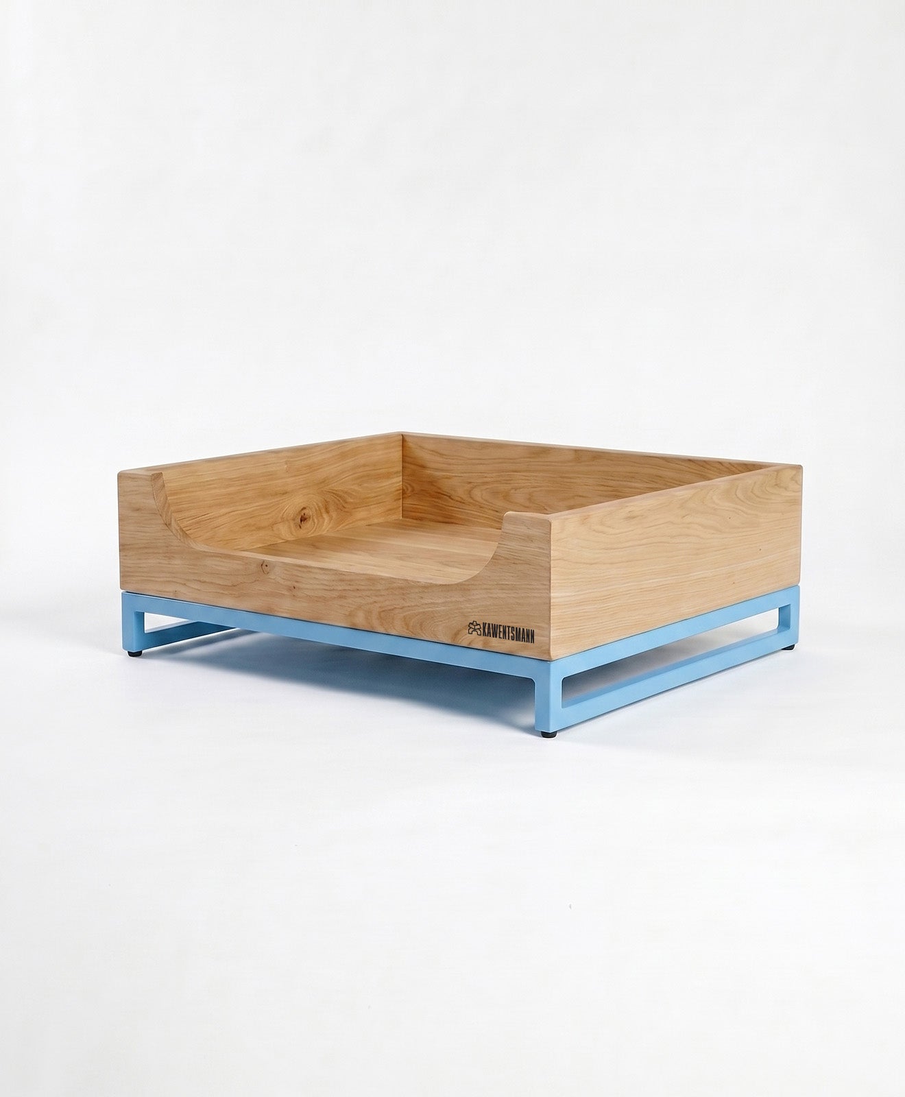 KAWENTSMANN Hundebett aus Holz mit Stahlgestell FIRCHE