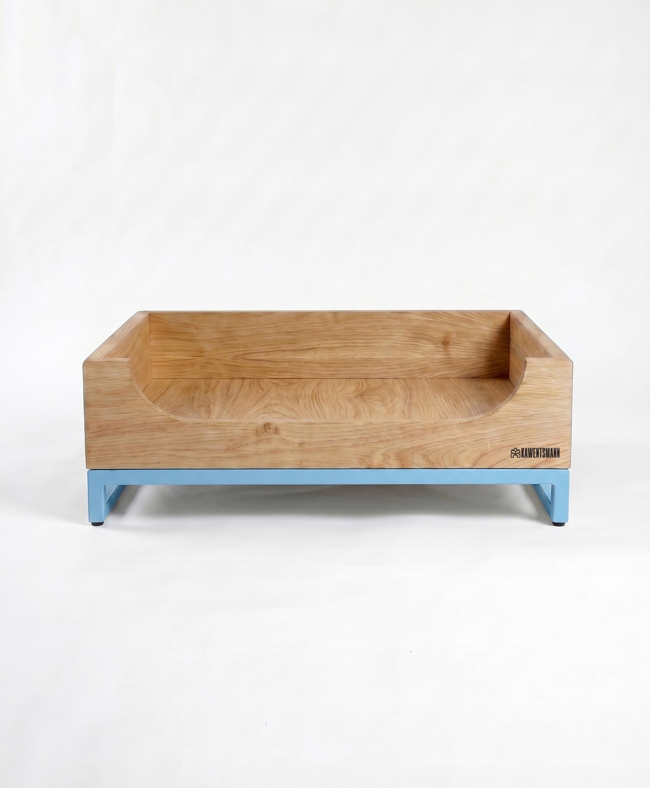 KAWENTSMANN Hundebett aus Holz mit Stahlgestell FIRCHE