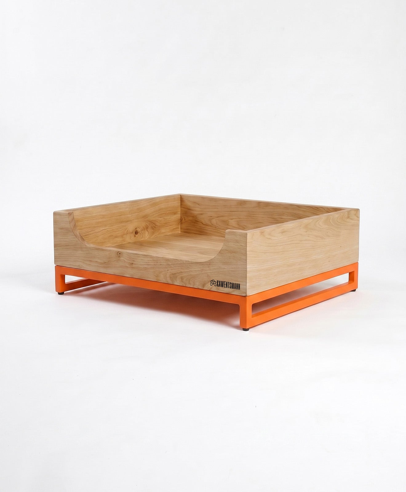 KAWENTSMANN Hundebett aus Holz mit Stahlgestell FIRCHE