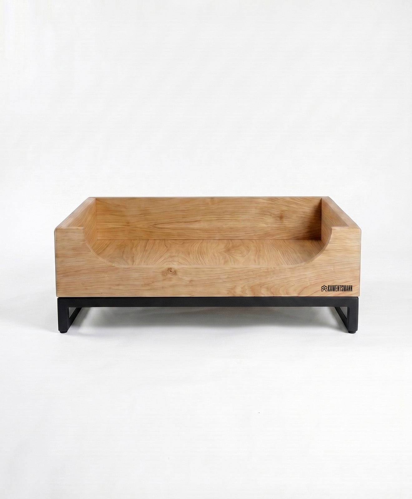 KAWENTSMANN Hundebett aus Holz mit Stahlgestell FIRCHE