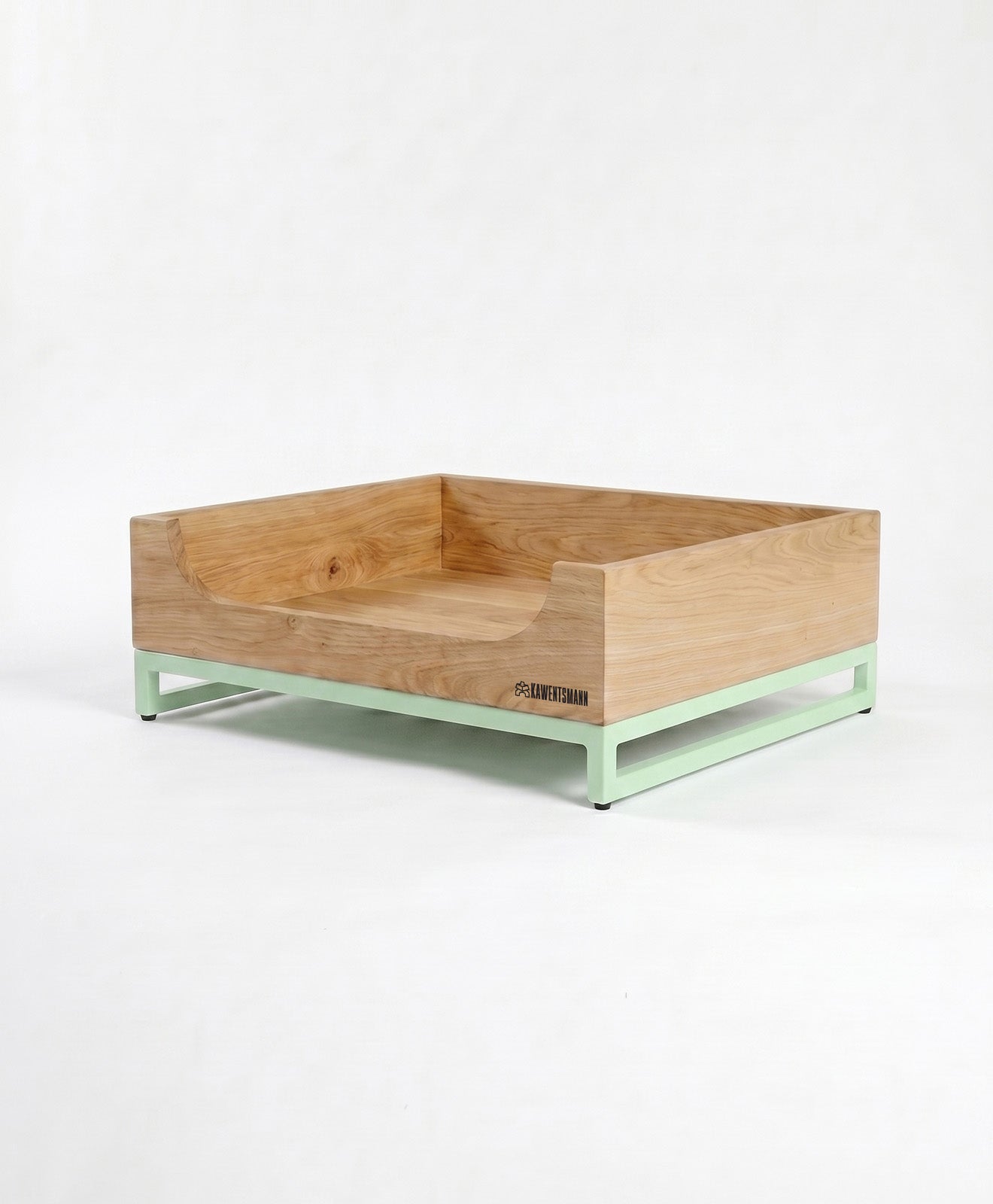 KAWENTSMANN Hundebett aus Holz mit Stahlgestell FIRCHE
