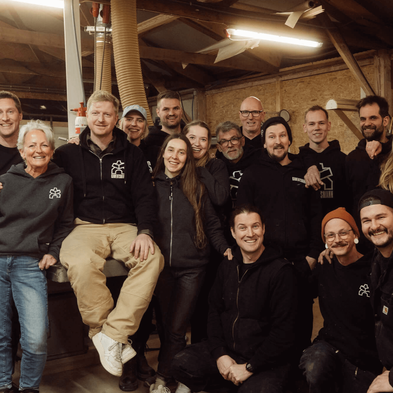 Team KAWENTSMANN in der eignenen Werkstatt in Nottuln
