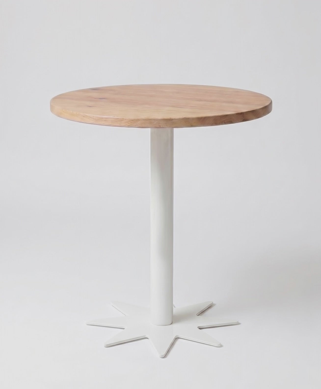 Bistrotisch rund aus Holz & Stahl STERN - Drehung Video