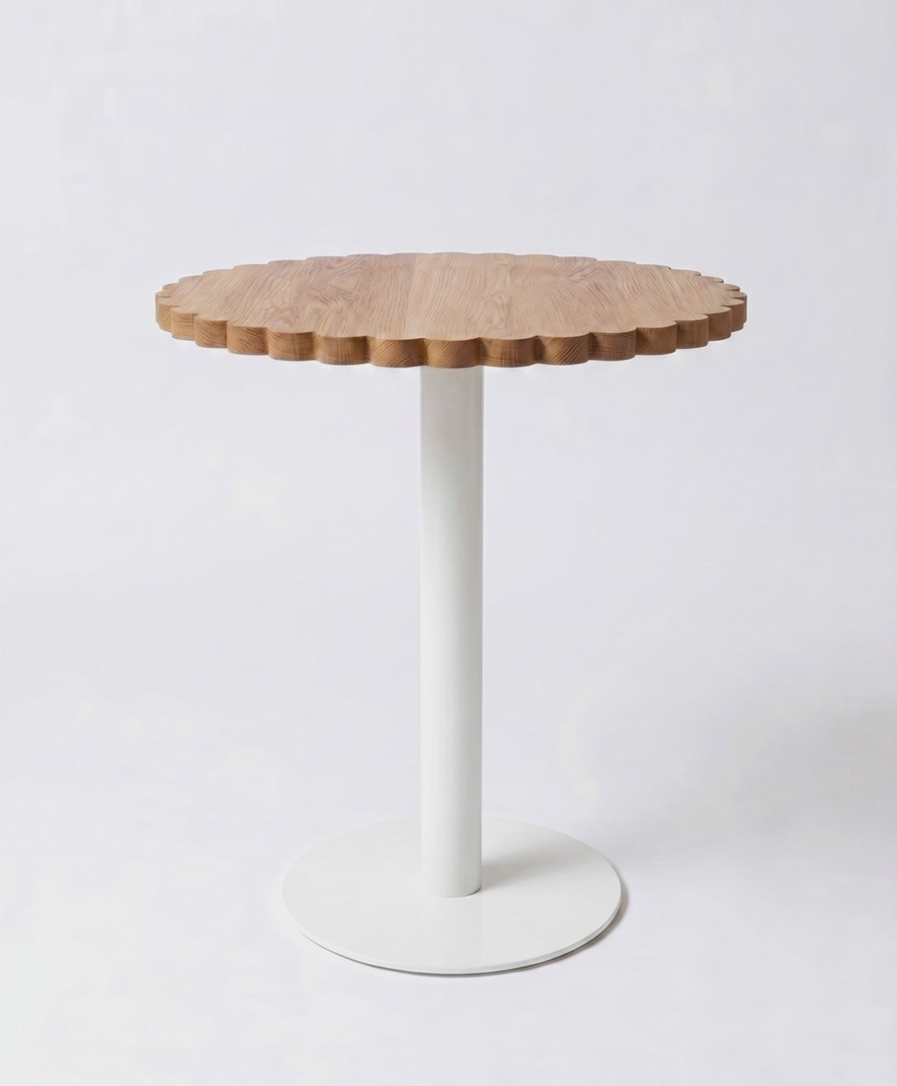 Bistrotisch rund Holz & Stahl Blume - Drehung Video