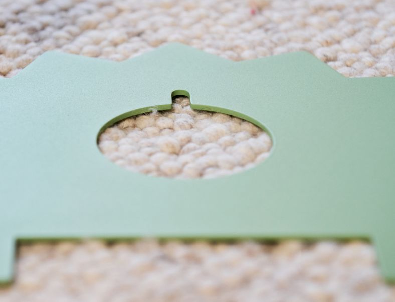 Detailaufnahme von Regal für die Toniebox Dino