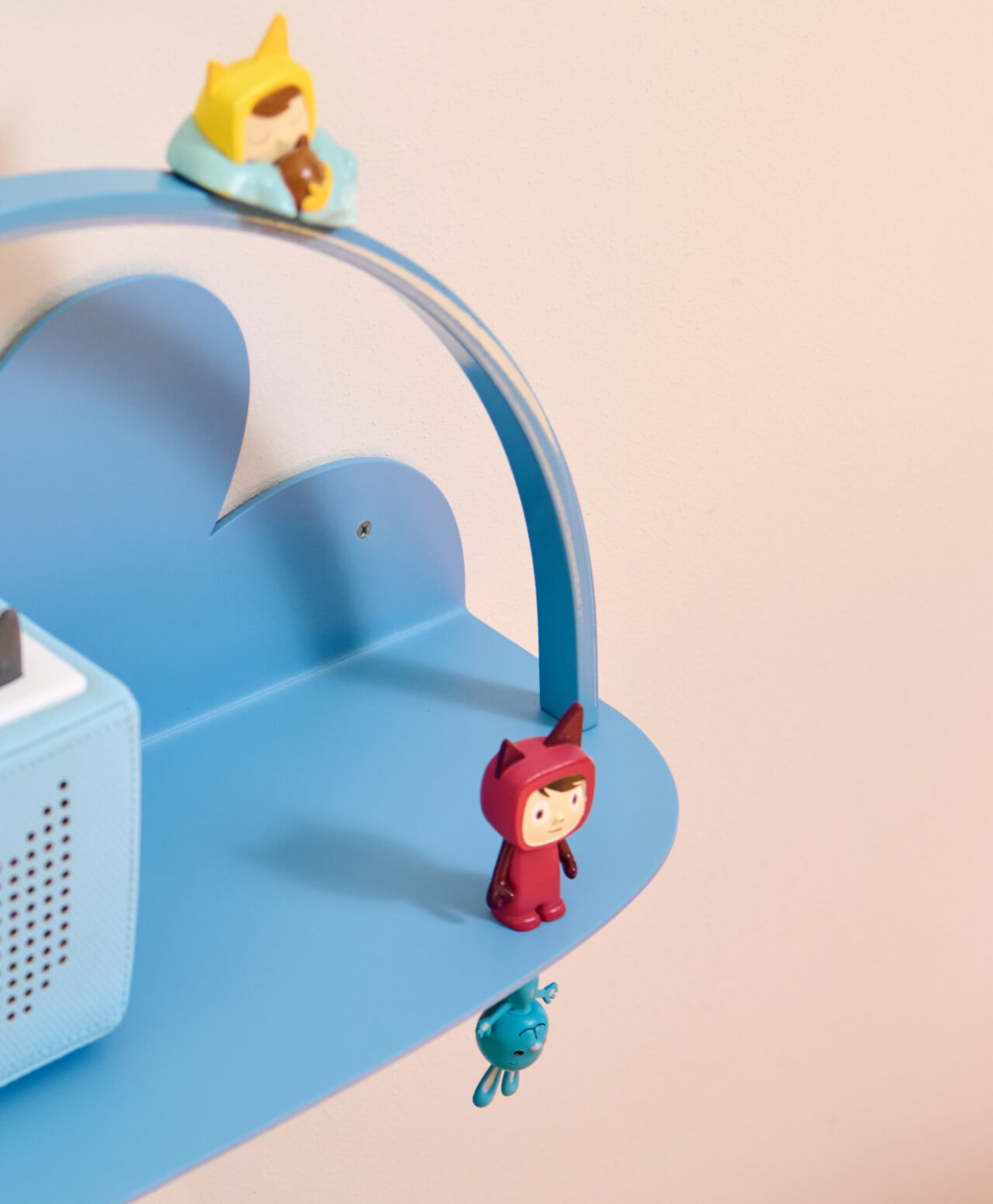 Wandregal für die Toniebox & Tonies Wolke in Blau - Detail