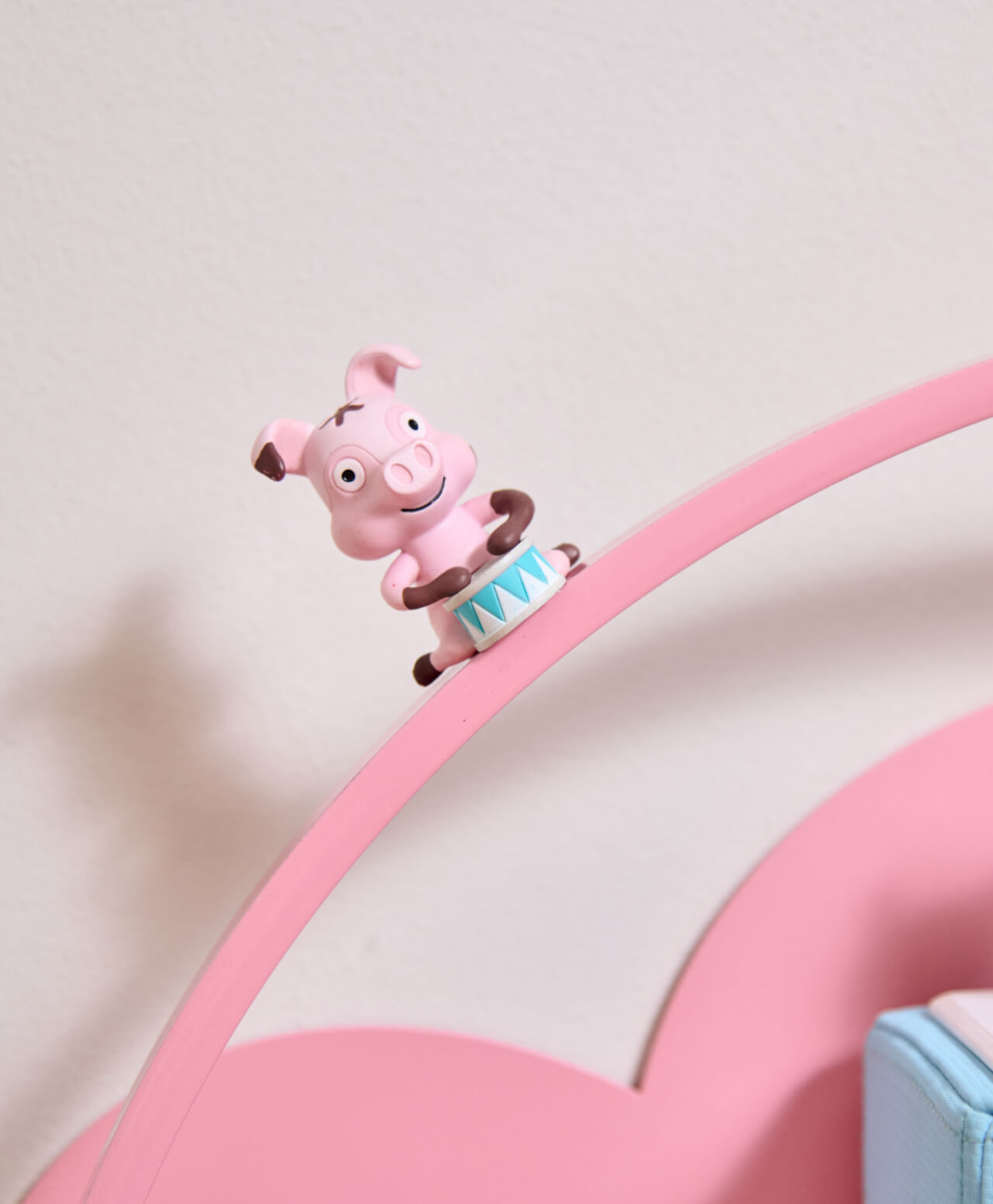 Wandregal für die Toniebox & Tonies Wolke in Rosa - Detail