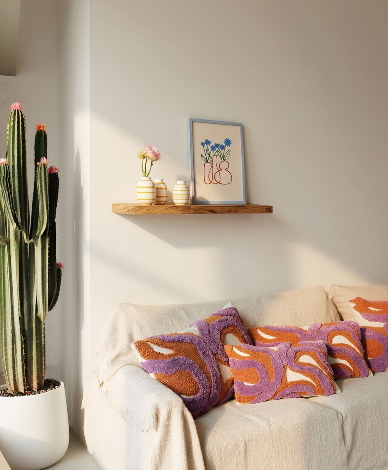 Wandregal Holz Eiche FIERS