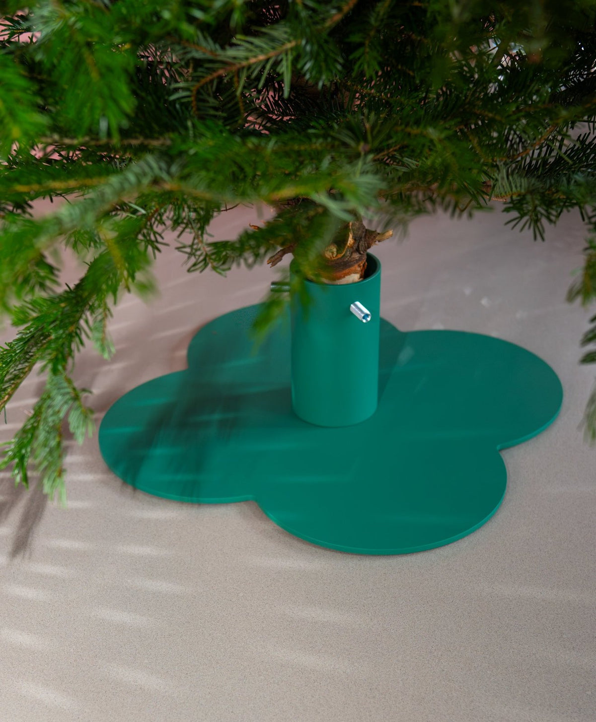 Weihnachtsbaumständer KLEE in Opalgrün Detail #Farbe_Opalgrün RAL 6026
